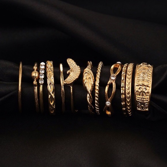 🆕 12 piece midi ring set - Picture 4 of 8